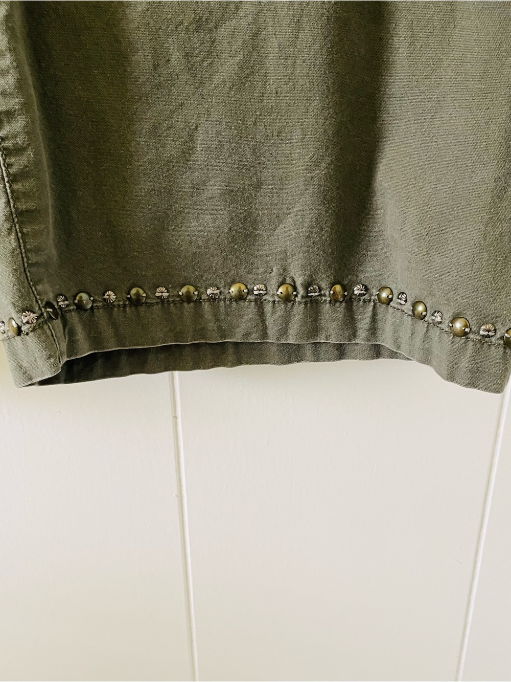 Ruby Rd. Olive Green Drawstring Capris - Picture 4 of 8